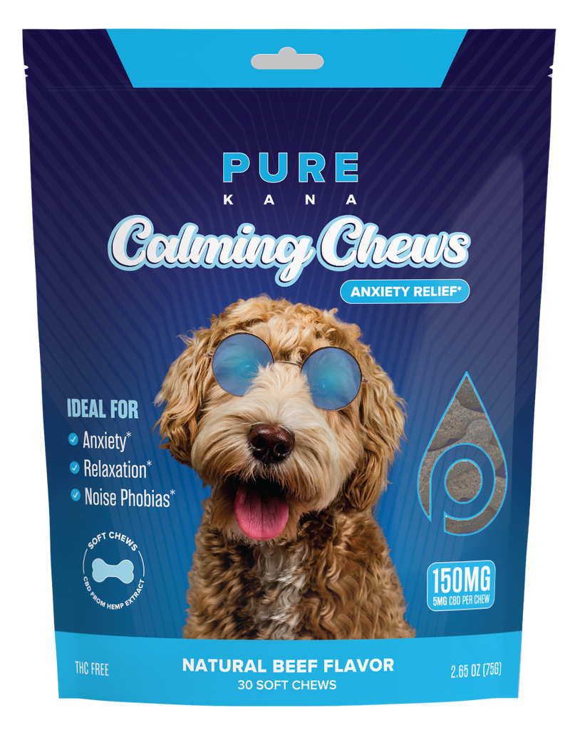 (Retail) 150mg Calming Pet Chews - 6ct Caddy