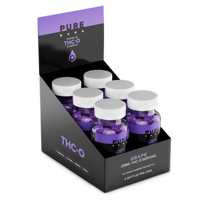 (Retail) THC-A Gummies - Grape (6 Pack/Box)